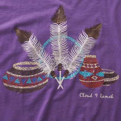 Cloud 9 Ranch / Vintage, Souvenir S/S Tee "Native Motif"