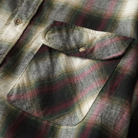 Cleve Shirt Makers / Vintage, Plaid Flannel L/S Shirt