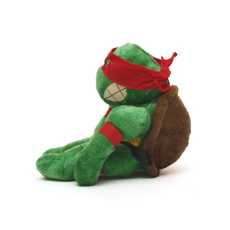 Teenage Mutant Ninja Turtles / 80’s Vintage, "Raphael" Plush Toy