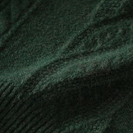【Ladies】Polo Ralph Lauren / Cable Knit Cotton V-Neck Sweater
