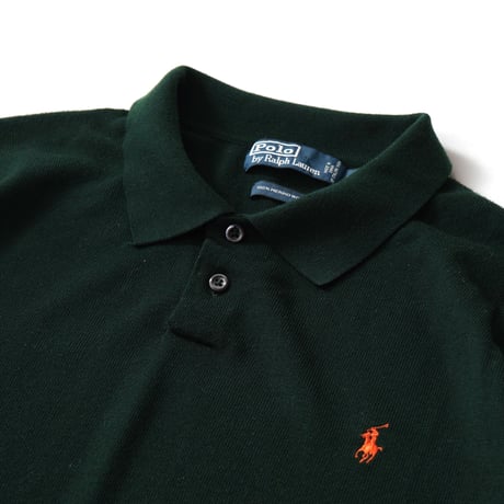 Polo Ralph Lauren / Vintage, Merino Wool Knit Polo L/S Shirt