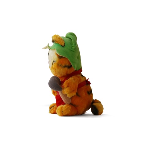 Garfield / Vintage, Plush Toy "Santa's Helper"