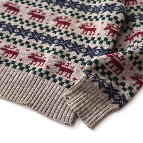 Chaps Ralph Lauren  / Vintage, Snowflake Wool Crewneck Knit