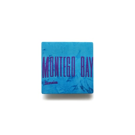 Montego Bay, Jamaica / Vintage, Flocky Printed Tie-Dye S/S Tee