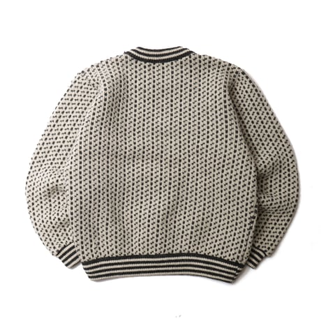 L.L. Bean / Vintage, Birds Eye Wool Knit Crewneck Sweater