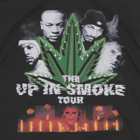 Dr. Dre, Ice Cube, Snoop Dogg, Eminem / Up In Smoke Bootleg Rap S/S Tee