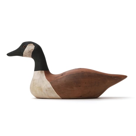 French Broad River Decoy Company / Vintage, Wood Duck Decoy "1985, Signed R. Livingston"