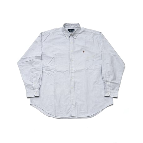 Ralph Lauren / Vintage, Striped Oxford B.D. L/S Shirt "Blake"
