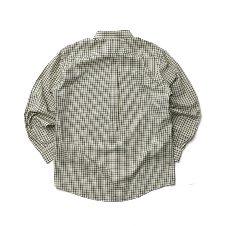 L.L. Bean / Wrinkle-Free Twill Sport Shirt "Traditional Fit Windowpane"