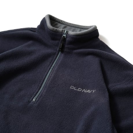 Teereco / Vintage, Embroidery Custom Half Zip Fleece Jacket