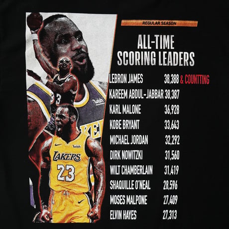 LeBron James / Bootleg, All-Time Leading Scorer S/S Tee