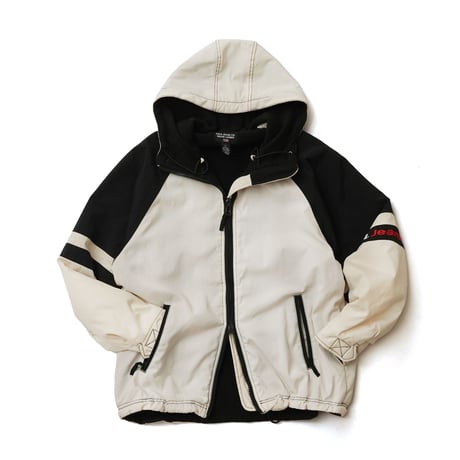 Polo Jeans / Vintage, Hooded Fleece Liner Polyester Windbreaker