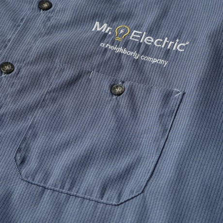 Mr. Electric / Staff Work Micro Plaid L/S Shirt