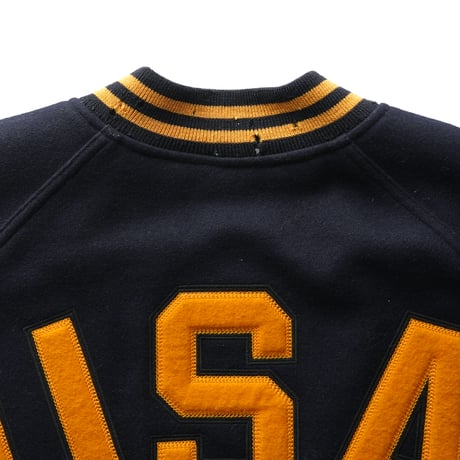 Polo Jeans / Vintage, Melton Varsity Jacket "USA"