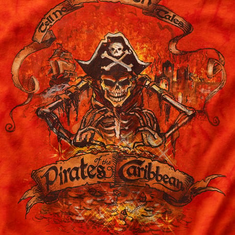 Pirates of the Caribbean / Vintage, Tie-Dye S/S Tee "Walt Disney World"