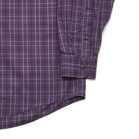 L.L. Bean / Wrinkle-Free Twill Sport Shirt "Traditional Fit Windowpane"