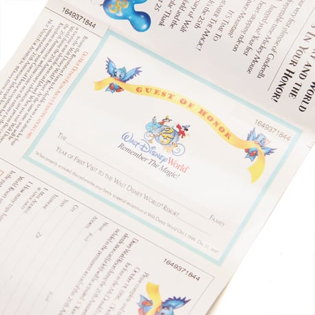 Disney × McDonald / 90's Vintage,  Walt Disney World 25th Anniversary Glasses