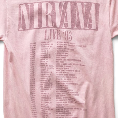 Nirvana / In Utero Live '93 Mineral Washed S/S Tee