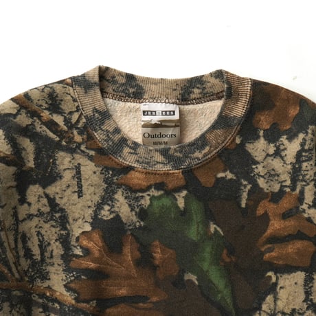 Jerzees / Vintage, Outdoors Crewneck Sweatshirt "Real Tree Camo"