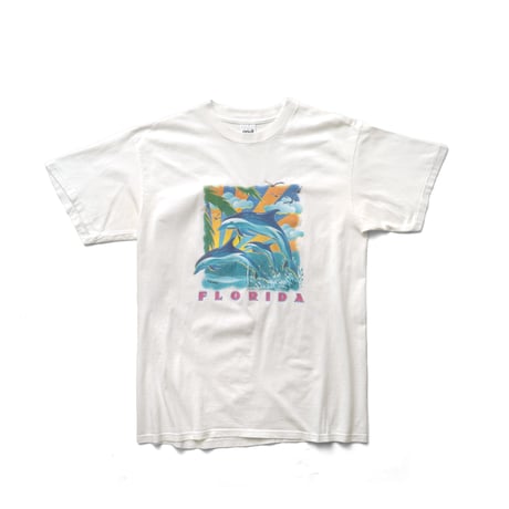 Florida, FL / Vintage, Souvenir S/S Tee "Dolphin"