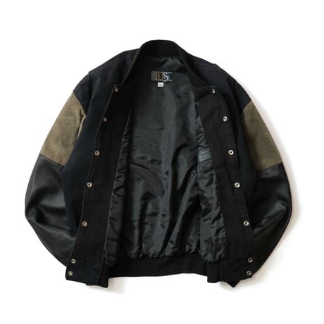 Amgen / Vintage, Wool Leather Varsity Jacket