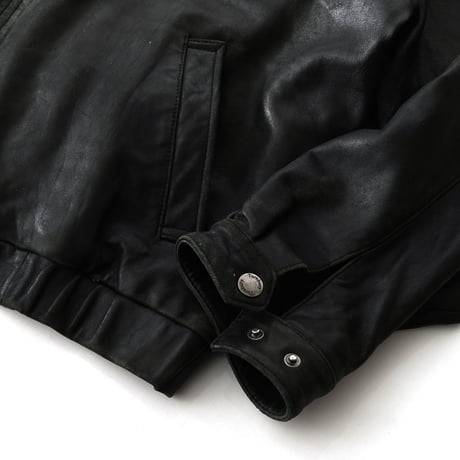 Leather Harrington Jacket