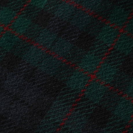 Woolrich / Vintage, Zip Up Front Jacket "Black-Watch Plaid, Wool Melton"