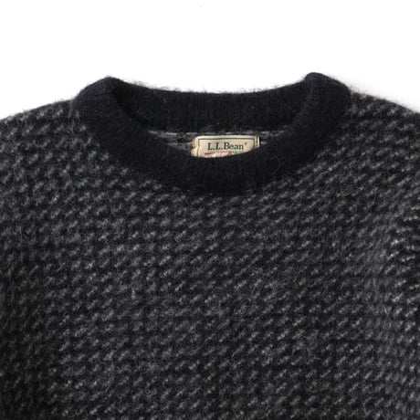 L.L. Bean / Vintage, Birds Eye Wool Knit Crewneck Sweater