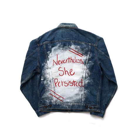 Levi's / Vintage, Hand-Painted Denim Trucker Jacket "70506-0216"