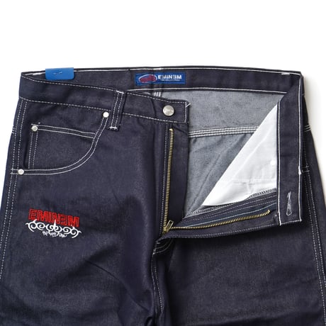 Shady Ltd Eminem / Vintage Bootleg, Shiny Denim Painter Pant W : 34