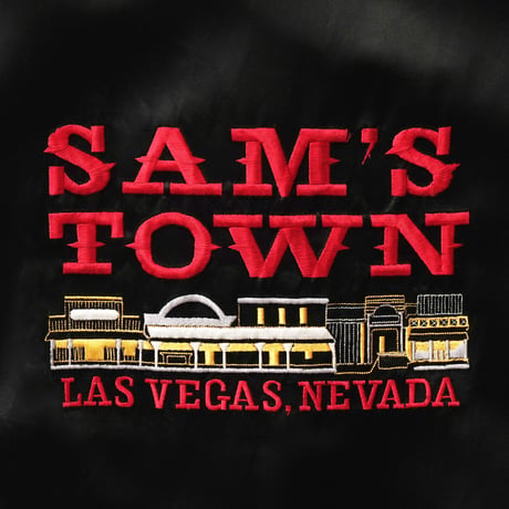 Sam's Town Hotel and Gambling Hall / Vintage, Souvenir Acetate Varsity Jacket