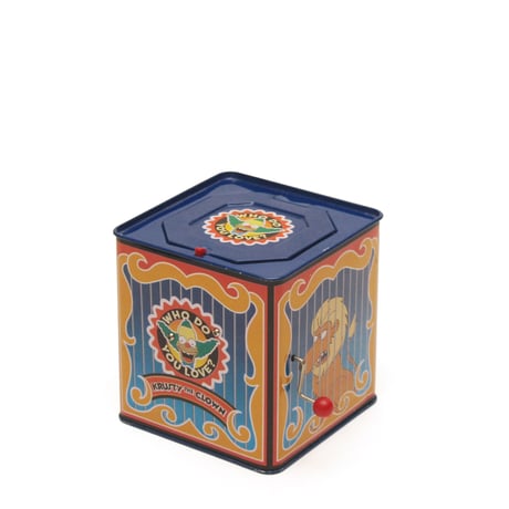 The Simpsons / Vintage, Krusty The Clown Jack-in-the-box