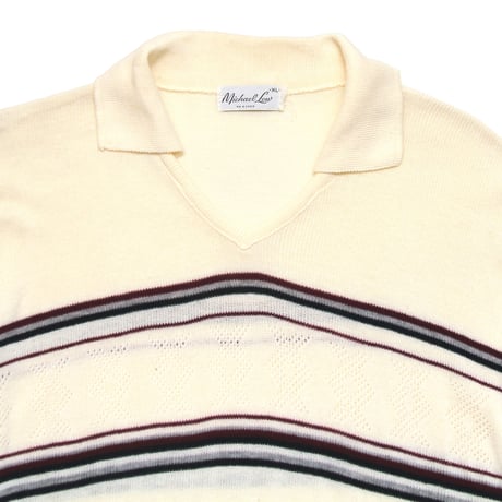 Vintage, Knit Polo L/S