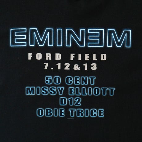 Eminem / Vintage, Ford Field 2003 S/S Tee "Rap Tee"