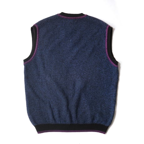 Vintage, V-Neck Cotton Knit Vest