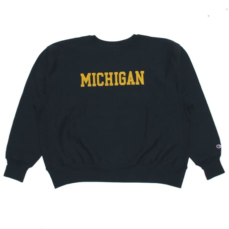 Champion / 00's Vintage, Reverse Weave Crewneck Sweatshirt "Michigan -UM-"
