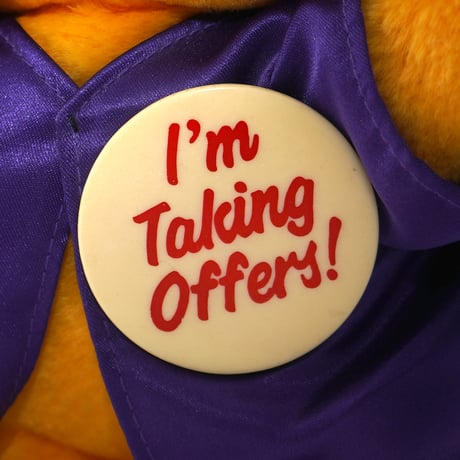 Garfield / Vintage, Plush Toy "I'm Taking Offers"