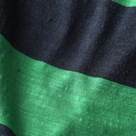 Striped Henley-Neck S/S Tee
