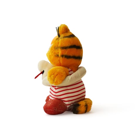 Garfield / Vintage, Plush Toy "Swimmer, Odie Float Ring"