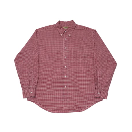 L.L. Bean / Vintage, Gingham  Plaid L/S Shirt