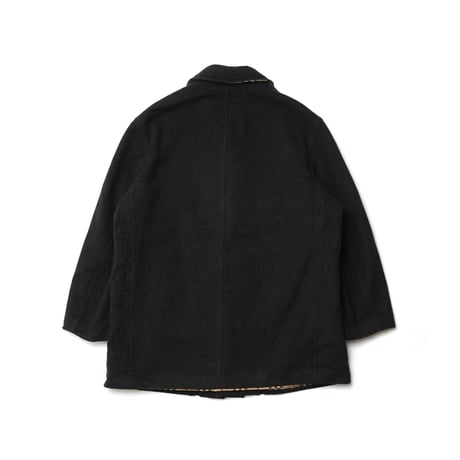 Burberry / Vintage, Plaid Lined Melton Balmacaan Coat