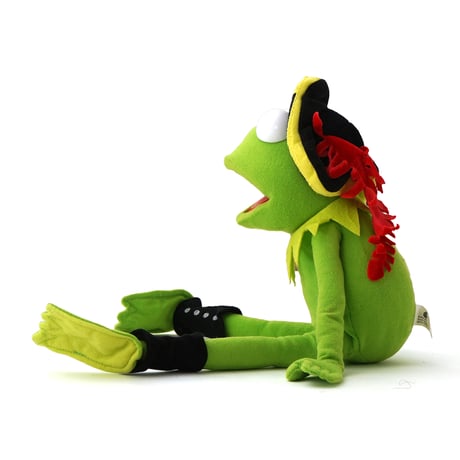 Kermit the Frog / Vintage, Plush Toy "Pirates"