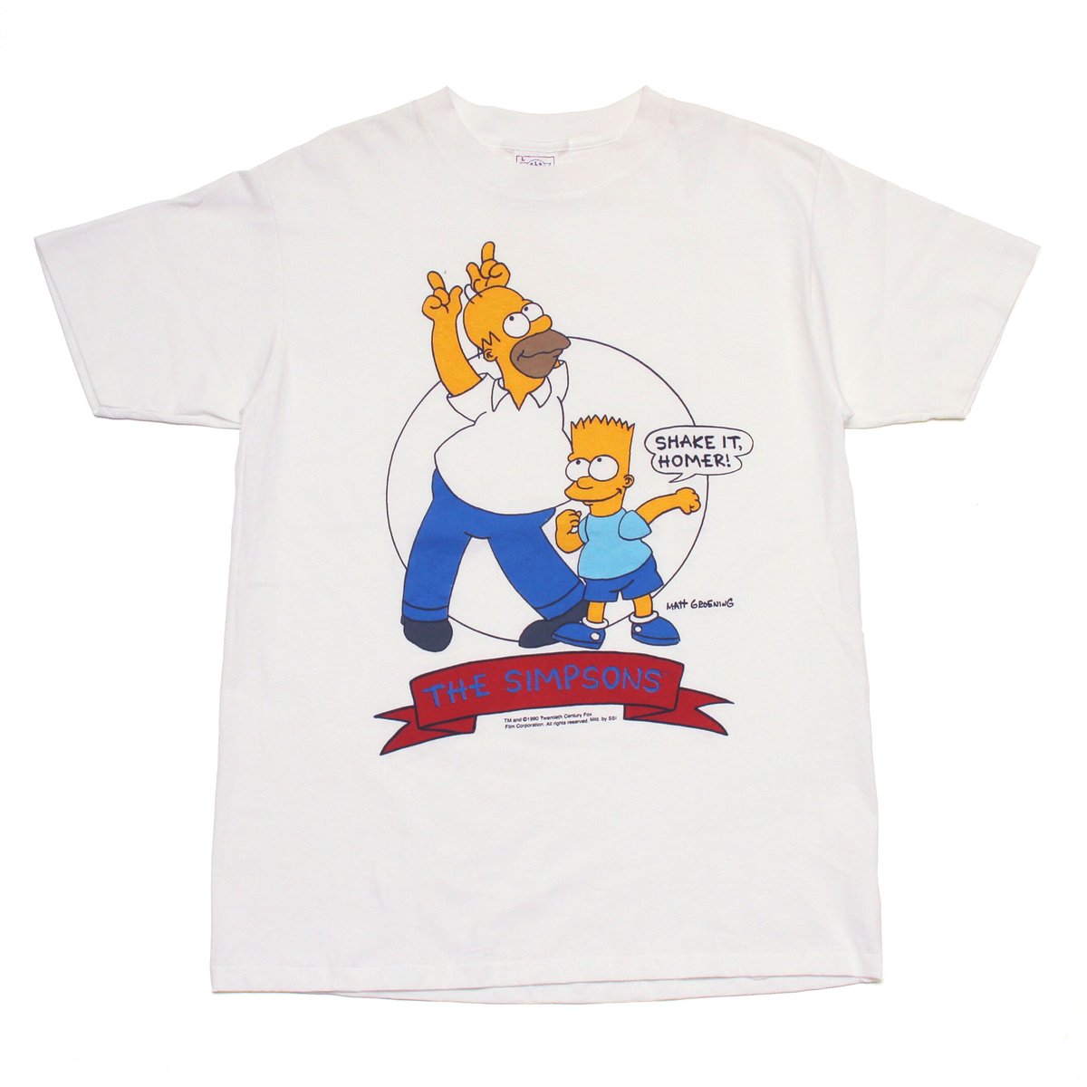 シンプソンズ ジョーズ 90s Tシャツ simpsons jaws ザ・シンプソンズ ジョーズ 映画 アニメ ムービー 半袖 Tシャツ