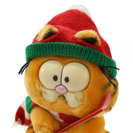 Garfield / Vintage, Plush Toy "Skier"