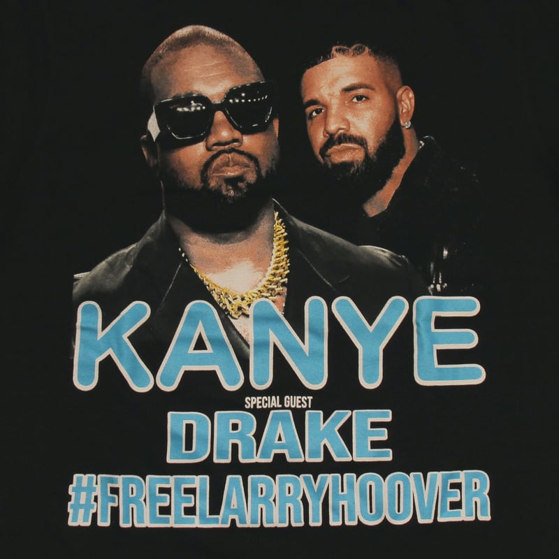 Kanye West & Drake / Free Larry Hoover S/S Tee ...