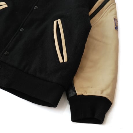 NFL on FOX / Vintage, Melton Leather Varsity Jacket