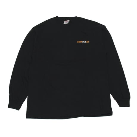 custom cycle cafe / ride whatever u want L/S Tee