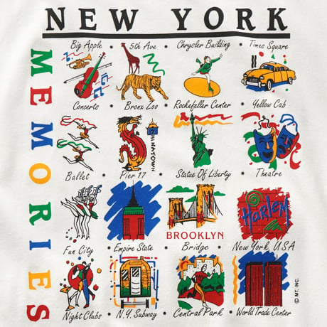 New York / Vintage, Souvenir S/S Tee "NY Memories"