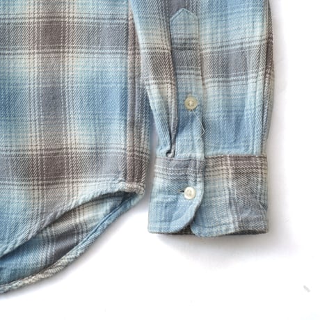 【Youth】Ralph Lauren / Tartan Plaid Cotton Flannel B.D. L/S Shirt