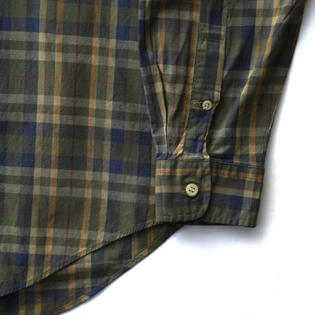 Polo Ralph Lauren / Vintage, Tartan Plaid Cotton B.D L/S Shirt